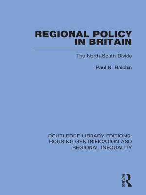 cover image of Regional Policy in Britain